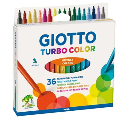 Giotto Turbo Color Filzstifte, 36-tlg