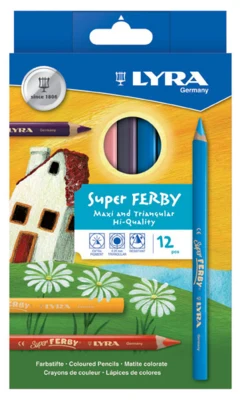 Lyra Super Ferby Farbstifte, 12 Stück