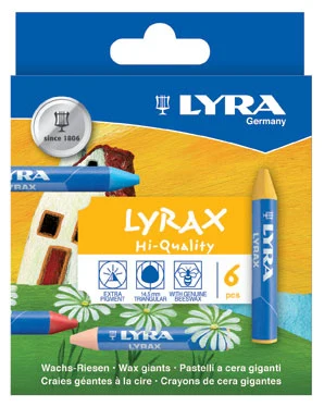 Lyra Lyrax Wachs-Riesen, 6 Stück