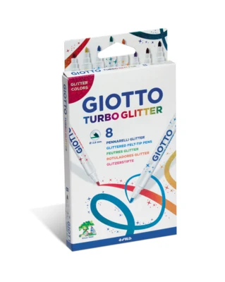 Giotto Turbo Glitzerstifte, 8-tlg
