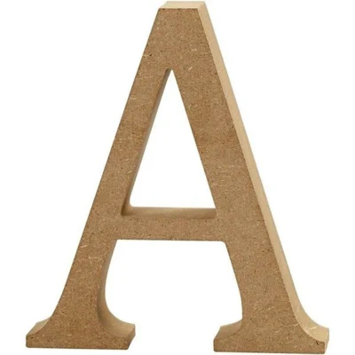 Buchstabe, MDF, 13 cm, 2 cm, 1 Stück