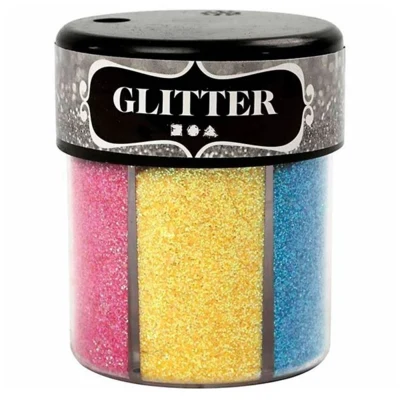 Glitter Arsch. Farben, 6x13 g