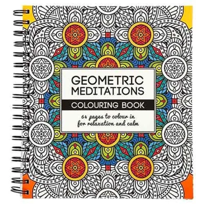 Malbuch Geometrische Meditationen 19,5 x 23 cm, 64 Seiten