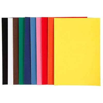 Velourpapier, A4, 140 g, verschiedene Farben