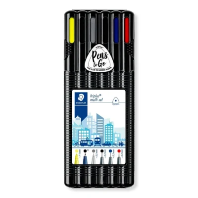 STAEDTLER Triplus Black Box Multiset, 6 St