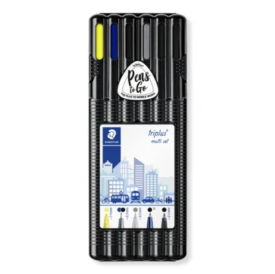 STAEDTLER Triplus Black Box Multiset, 6 St