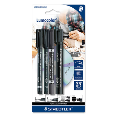 STAEDTLER Lumocolor Mix Set, 4 St