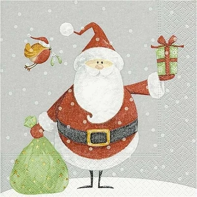 Weihnachtsmann mit Sack