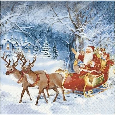 Servietten, Weihnachten, 33 x 33 cm, 20 Stück
