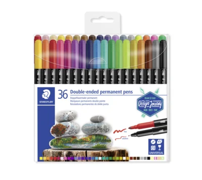 STAEDTLER Doppelfasermaler Permanent, 36 Stck