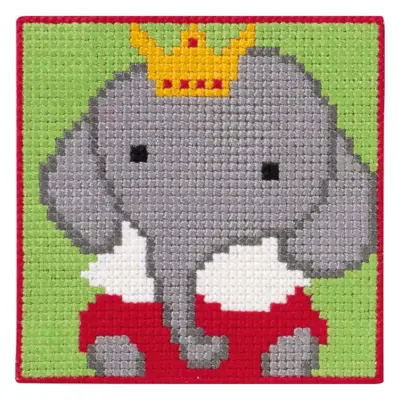 Kinder-Stickset Elefant