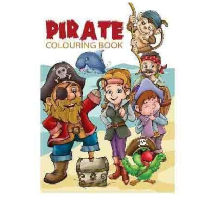 Malbuch A4 Pirate 1, 16 seiten