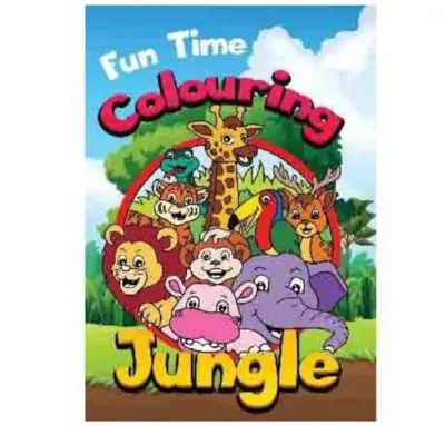 Malbuch A4 Jungle, 16 seiten