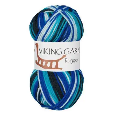 729 Multi blau/weiß