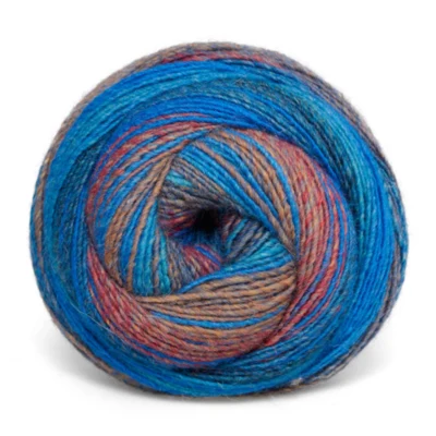 022 Saphir/ Aqua/ Rostrot/ Kürbis