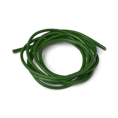 HobbyArts Rundes Lederband, Olive