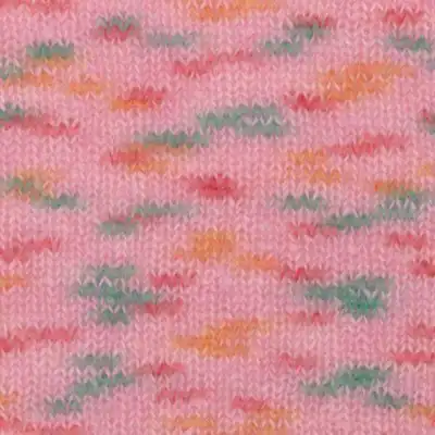 77 Hellrot/pink/grün