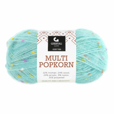 Gjestal Multi Popkorn 507 Helltürkis