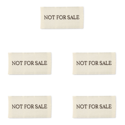 LindeHobby Not For Sale Label (4 cm x 2 cm)