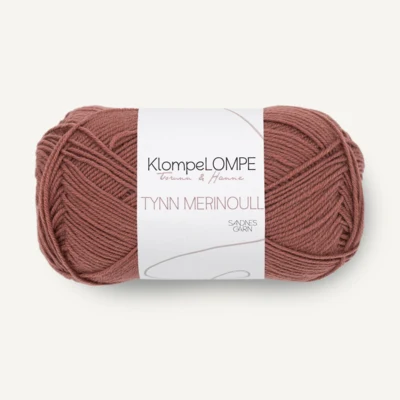 Sandnes KlompeLompe Tynn Merinoull 4043 Pflaumenrosa