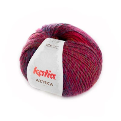 47 Dunkelbraun-dunkel fuchsia-blau