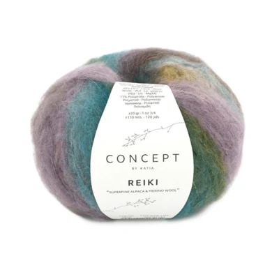 202 Blaugrün-Helllila-Beige-Ocker
