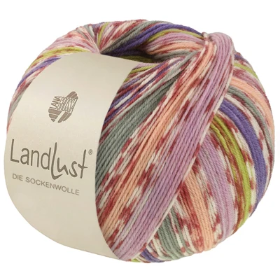 826 Pfirsich/Lila/Frühlingsgrün/Violett/Grau/Creme/Terrakotta