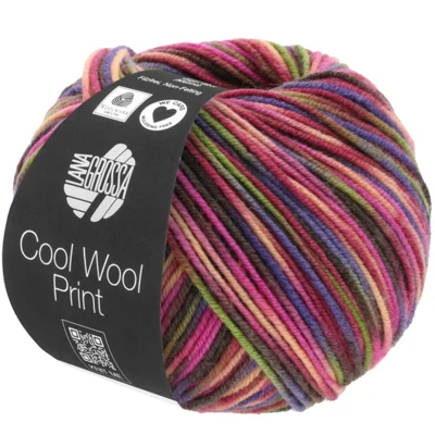 749 Weinrot/Pink/Gelbgrün/Blauviolett/Lachs/Mokka