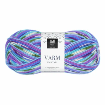 102 Türkis/lila/blau Druck
