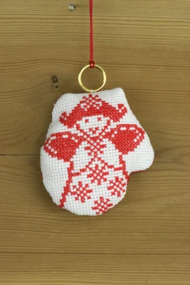 Stickset Fausthandschuh mit Engel 8 x 8 cm