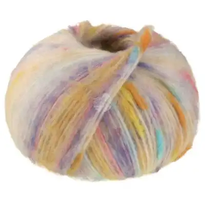 08 Rohweiß/Orange/Violett/Hellblau/Gelb