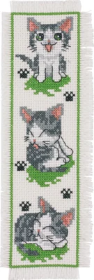 Stickpackung Kätzchen 7 x 22 cm