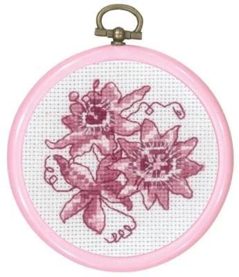 Stickpackung Rosa Passiflora 8 Ø cm