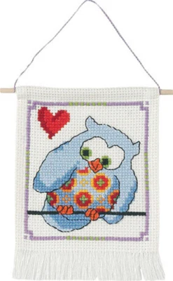 Stickset MFK blaue Eulen 5119/18 15 x 21 cm