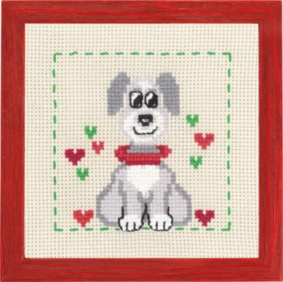 Stickset MFK Hund R/5387 19 x 19 cm