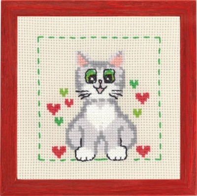 Stickset MFK Katze R/5387 19 x 19 cm