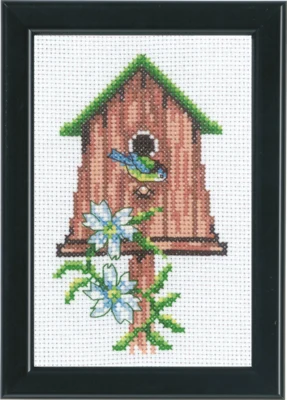 Stickset Vogelhäuser 9 x 14 cm