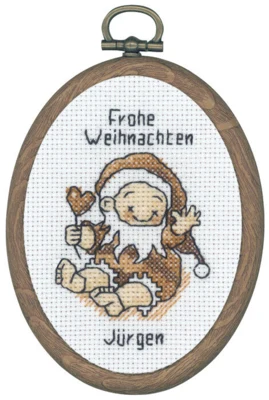 Stickset Sitzender Wichtel m/5961/60 7x9 cm