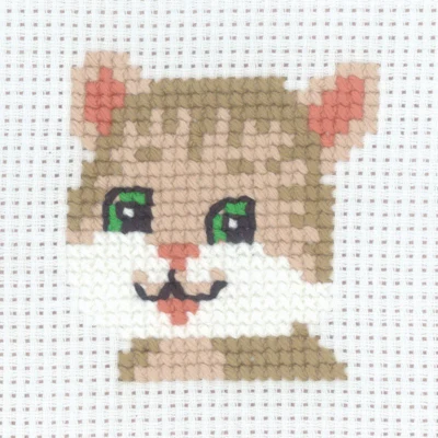 Stickset Katze 8 x 8 cm