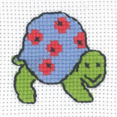 Stickset Schildkröte 8 x 8 cm