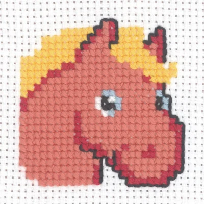 Stickset Pferd 8 x 8 cm