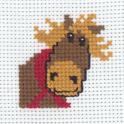 Stickset Pferd 8 x 8 cm