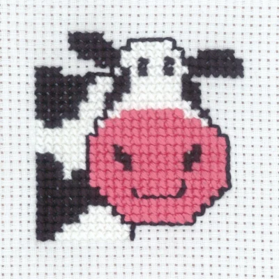 Stickset Kuh 8 x 8 cm