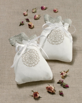 Stickset Duftkissen Kreis 2 Stk. 12 x 15 cm