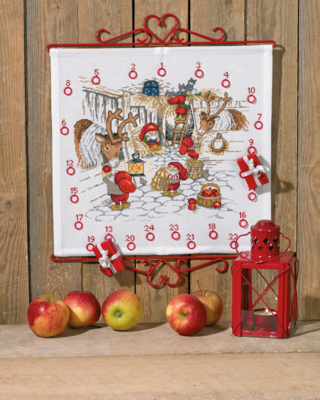 Stickpackung Weihnachtstall B5125/40 40 x 38 cm
