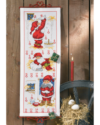 Stickpackung Wichtel im Stall 5125/32 32 x 85 cm