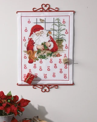 Stickpackung Weihnachtsmann 32 x 44 cm