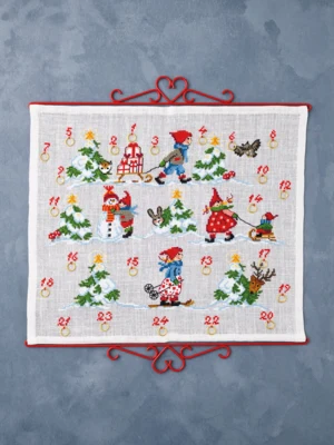 Stickerei-Kit Wichtelkinder 5125/55 55 x 47 cm