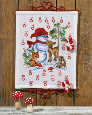 Stickset Schneemann B5125/32 32 x 41 cm