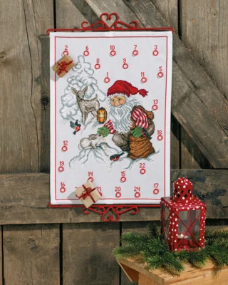 Stickset Der Weihnachtsmann füttert B 5125/35